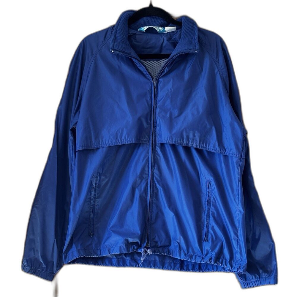 Vintage Woolrich Teton Group Blue Packable Windbreaker